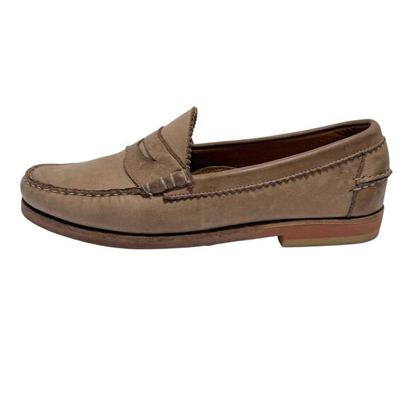 Allen Edmonds Sedona Cushioned Brown Leather Loafers Men\'s Size 10.5 *flaw main image 8